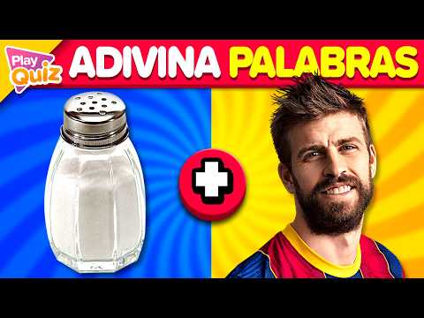 Adivina La Palabra por 2 Fotos 🛏️🦁| Descubre la Palabra por las Imágenes - PlayQuiz Trivia