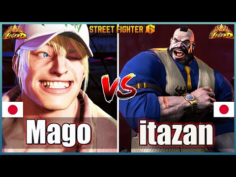 Street Fighter 6 🔥Mago (#1TERRY BOGARD)  Vs  itazan (#3ZANGIEF)🔥Best Room Match🔥FightingGameWorldX