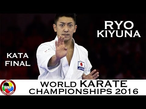 FINAL. Male Kata. KIYUNA (JPN). Kata Anan. 2016 World Karate Championships | WORLD KARATE FEDERATION