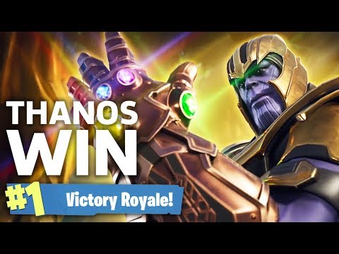 Fortnite Thanos Victory Royale – Infinity Gauntlet Gameplay