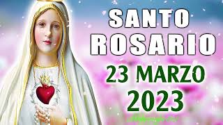 🔴 SANTO ROSARIO DE HOY JUEVES 23 DE MARZO 2023 🌷 MISTERIOS LUMINOSOS 🌺 ALABANZADE DIOS