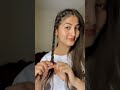 Easy ponytail hairstyle hack ￼for college 😍 #youtubeshorts