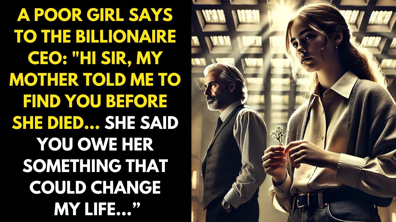 A Poor Girl Says To The Billionaire CEO: "Hi Sir, My Mother Told Me to Find You Before She Died”