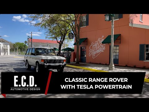 Tesla-Powered Range Rover Classic EV by ECD