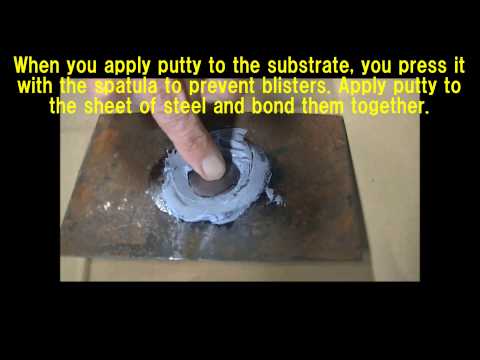 How to use somay-q aluminium putty