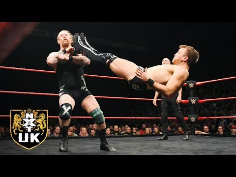 WWE NXT UK Results for 12/12/18 Trent Seven vs Joe Coffey, James Drake & Eddie Dennis in Action