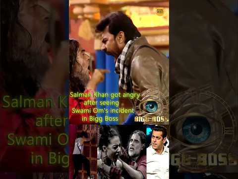Salman Khan Lashes Out After Swami Om’s Controversial Act in Bigg Boss #shorts #bigboss #salmankhan