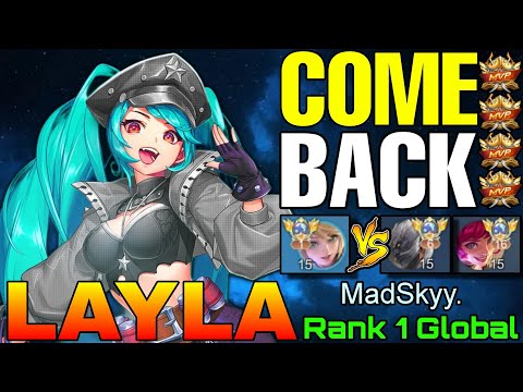 COMEBACK IS REAL!! Layla VS Top Global Baxia & Beatrix - Top 1 Global Layla by MadSkyy. - MLBB