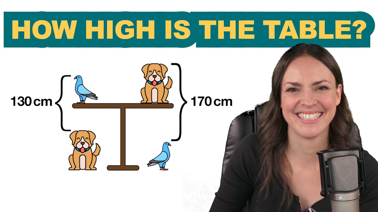 How High Is the Table? – Can You Solve This Viral Puzzle?
