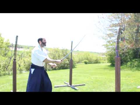 yomikuni warrior tachi first time cutting beach mats