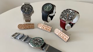 Summer Seiko Mods Update! [Kermit, Blackout, Porsche & Arabic Dark Knight]