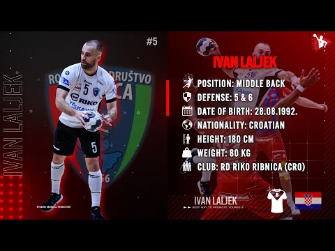 Ivan Laljek - Middle Back - RD Riko Ribnica - Highlights - Handball - CV - 2022/23