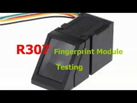 Getting Started with the Fingerprint Sensor - testing R307