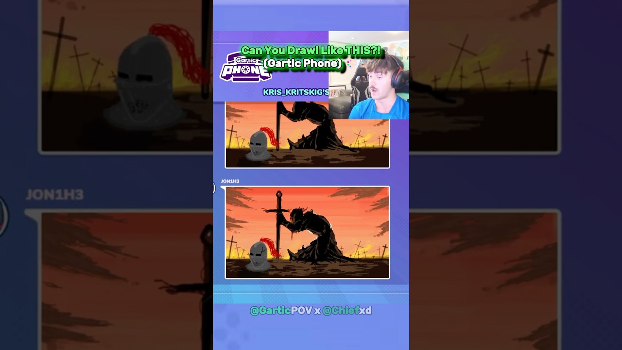 When Talent Meets Chaos 🎨🔥 | Insane Gartic Phone Drawing #art #drawing #garticphone