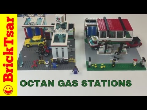 LEGO SET 7993 SERVICE STATION Octan from 2007 plus Gas & Wash Express!