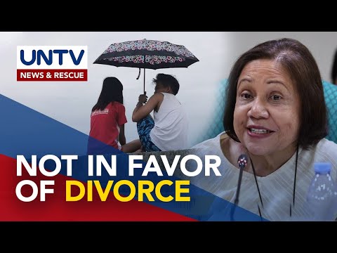 Villar opposes divorce: “I have a very happy family life.”