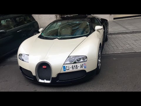 Supercars in Paris #VOL.2 - Veyron, CarreraGT, AMG burn and more !!