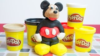 Mickey Mouse Clubhouse Play Doh - How to Make Mickey Mouse!