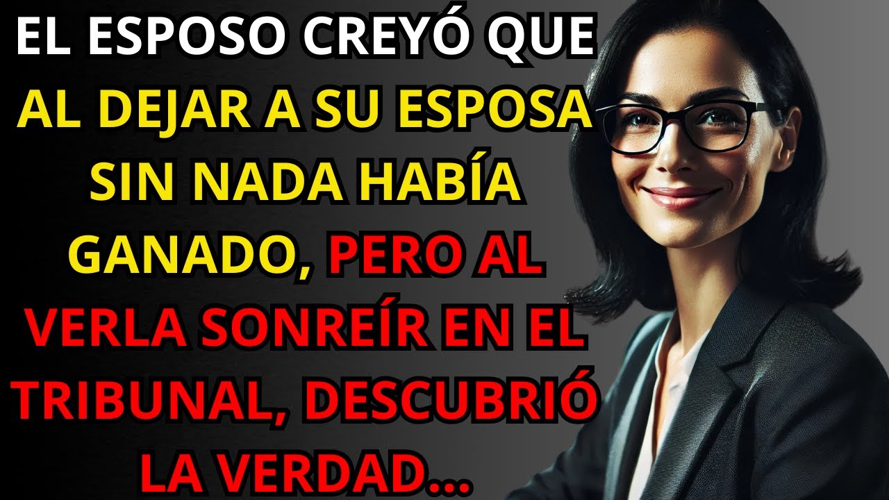 EL ESPOSO CREYÓ QUE AL DEJAR A SU ESPOSA SIN NADA HABÍA GANADO, PERO AL VERLA SONREÍR. HISTORIA REAL