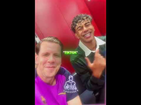 Wojciech Szczęsny i Lamine Yamal  ❤️