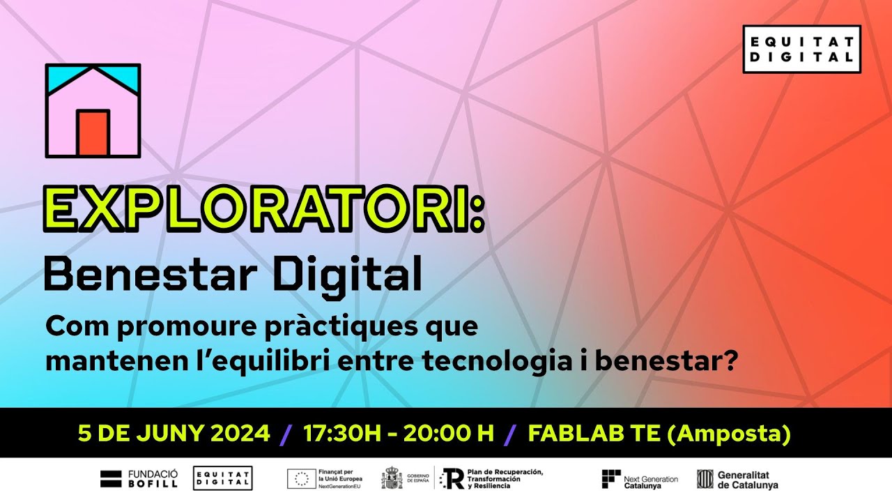 Benestar Digital | Com promoure pràctiques que mantenen l'equibiri entre tecnologia i benestar?