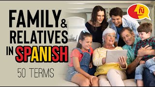 Download the video "Family and Relatives | vocabulary in Spanish | 50 terms beginners must know"