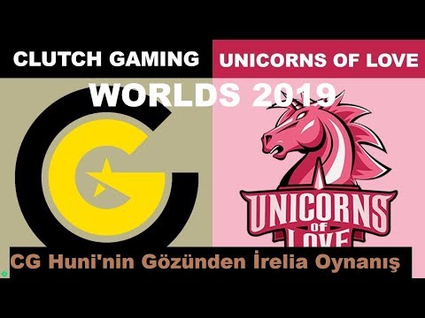 CG Huni'nin Gözünden İrelia Oynanış - Worlds 2019 - Clutch Gaming VS Unicorns Of Love - CG Huni POV