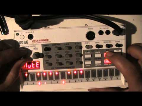 Korg volca sample jam ending in horrible beer accident