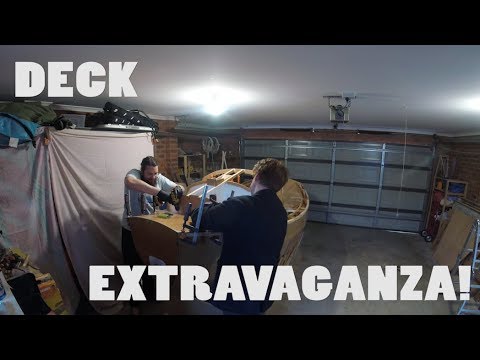 Building a SCAMP part 056 - Front Deck Extravaganza!