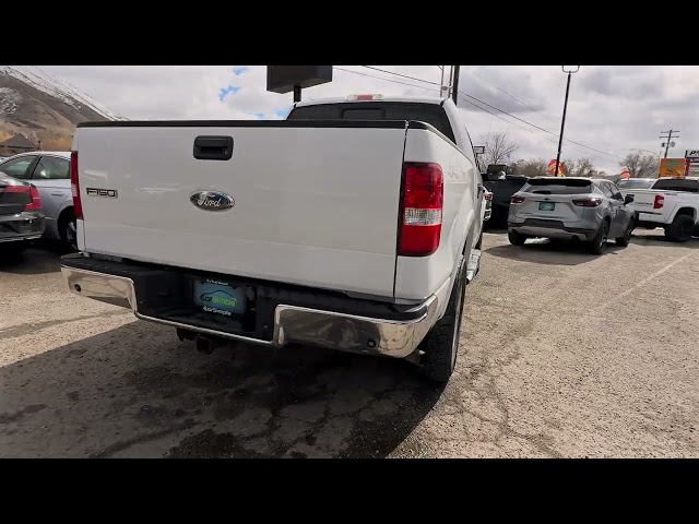 2006 FORD F150 SUPERCREW CAB PICKUP V8, FLEX FUEL, 5.4 LITER LARIAT PICKUP 4D 5 1/2 FT