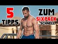 Bauchmuskeln | Anleitung, in 5 Schritten zum Sixpack!