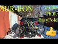 Best rack for electric bike! SUR-RON on the Thule EasyFold XT 2.