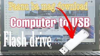 How to download music computer to USB flash drive