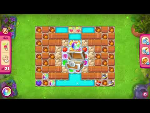 🎯 Gardenscapes 1326 Challenge Level - 21 moves + 💥💥🧨💣