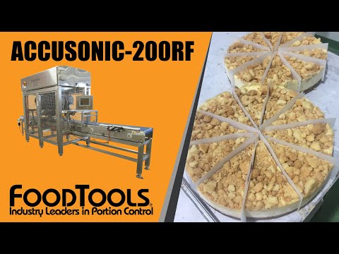 ACCUSONIC-200RF - Ultrasonic Inline Round Cake Cutting - FoodTools