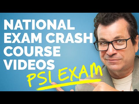 PSI Real Estate Exam Crash Course Videos: Now Available