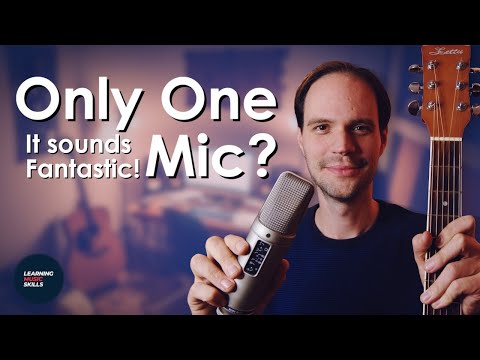 How To Record Your Acoustic Guitar In Stereo, Even If You Have Only 1 Mic