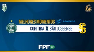 CORITIBA 0X1 SÃO JOSEENSE | MELHORES MOMENTOS SANEPAR | PARANAENSE 2026 | RODADA 5