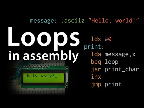 How assembly language loops work