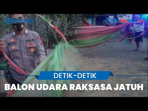 Detik-detik Balon Udara Raksasa Jatuh di Dapur Warga Manisrenggo: Panas, Untung Tak Bakar Rumah