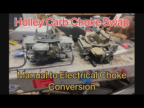 Holley Carb: Manual to Electric Choke Swap