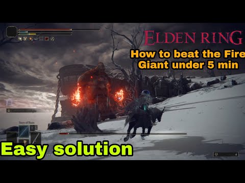 HOW TO BEAT THE FIRE GIANT IN UNDER 5 MIN FAST AND SIMPLE! AFTER PATCH