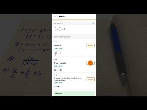 Chegg Math Solver - guided math problem solver Video