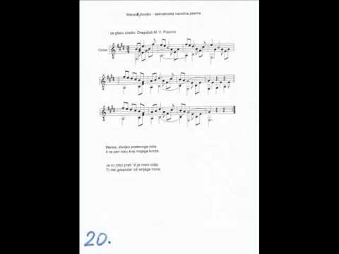 ex Yu for FJM Guitar-20. "Marice, divojko" - singing