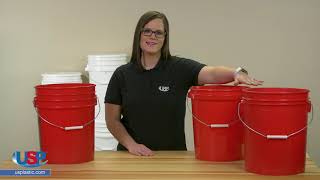 Standard 5 Gallon Buckets & Lids