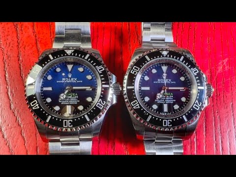 Rolex Real vs Fake: Rolex Deepsea vs $55 Replica