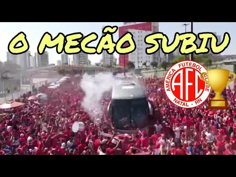 TORCIDA DO AMÉRICA DE NATAL FAZ RECEPÇÃO DE ARREPIAR E COMEMORA ACESSO A SÉRIE C