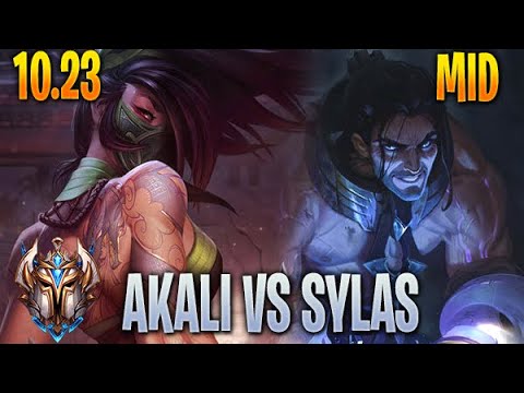 Akali vs Sylas Mid - 10.23 Challenger