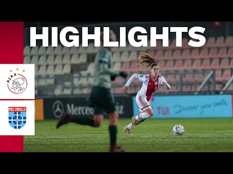 Last game of 2022 ⛄️ | Highlights Ajax Vrouwen - PEC Zwolle | Azerion Vrouwen Eredivisie