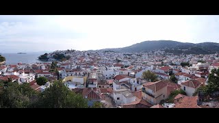 Skiathos Greece september 2019. (4K)